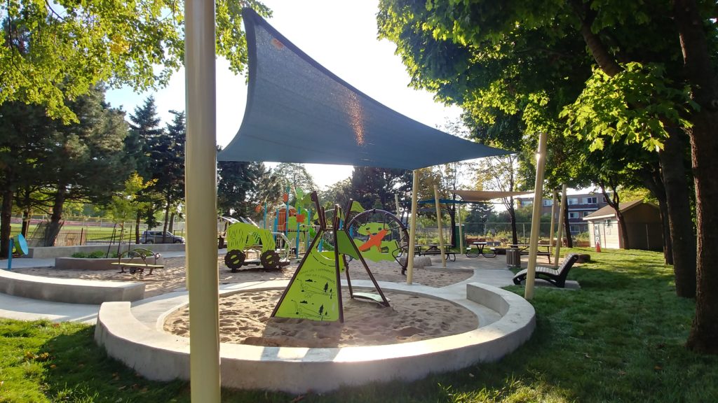 Park shade sails design